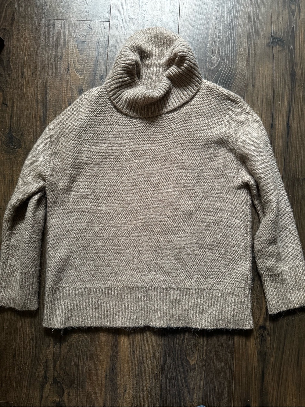 Banana Republic Cozy Turtleneck Sweater in Light Taupe